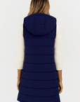 Cassidy | Puffer Vest Jacket - Quilted Insulation - Snap Button Closure