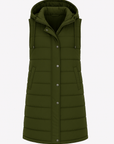 Cassidy | Puffer Vest Jacket - Quilted Insulation - Snap Button Closure