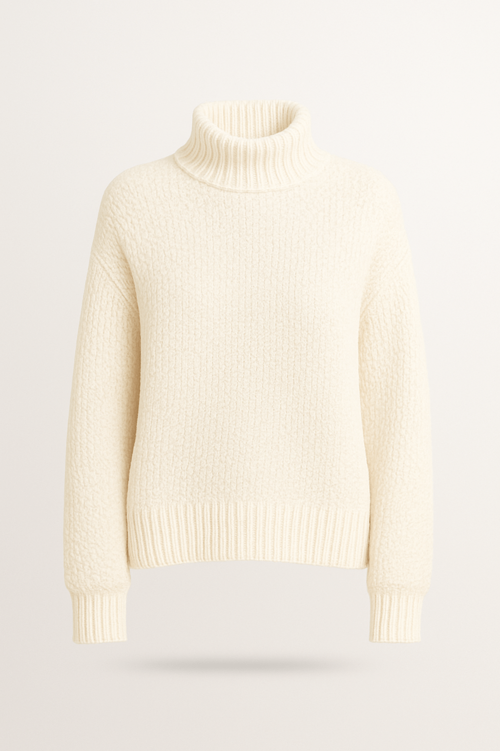 Marigold | Women&#39;s High Neck Knit Sweater – Cozy &amp; Elegant Long Sleeve Design