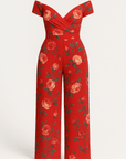 Ingrid | Women's Off-Shoulder Jumpsuit – Wide-Leg Design – Lightweight & Versatile