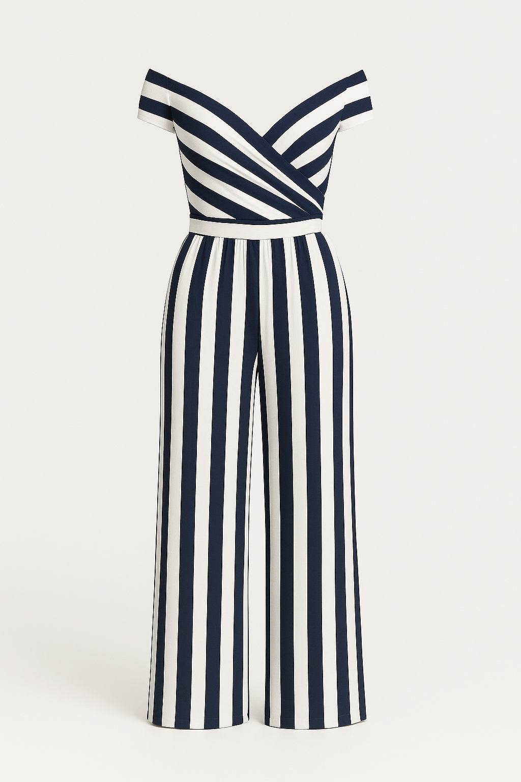 Ingrid | Women&#39;s Off-Shoulder Jumpsuit – Wide-Leg Design – Lightweight &amp; Versatile