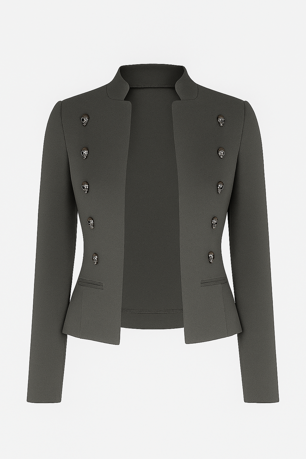 Astrid | Women&#39;s Tailored Double-Breasted Jacket – Velvet Feel – Elegant &amp; Sophisticated Style