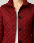 Teresa | Women's Lightweight Quilted Coat – Stylish Button Closure