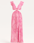 Danica | Women's Floral Printed Summer Dress – V-Neck, Elegant & Versatile for Any Occasion