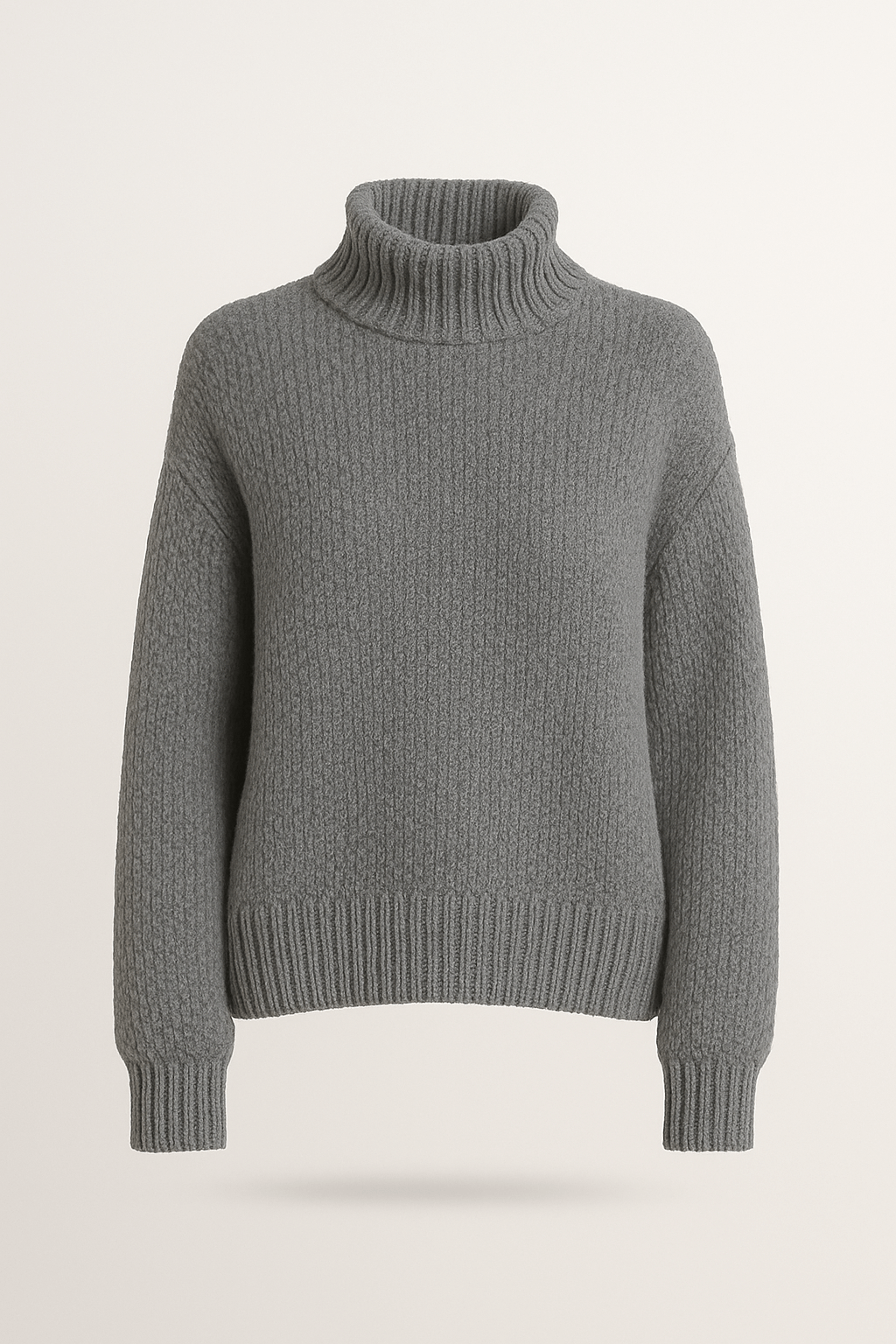 Marigold | Women&#39;s High Neck Knit Sweater – Cozy &amp; Elegant Long Sleeve Design