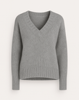 Etta | Women's Oversized Sweater – Cozy V-Neck Knit for Fall/Winter