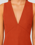 Winona | Women's Cocktail Mini Dress – Elegant V-Neck – Sleeveless & Versatile