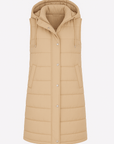 Cassidy | Puffer Vest Jacket - Quilted Insulation - Snap Button Closure