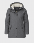 Dana | Women’s Elegant Long Coat - Luxurious Fur Lining - Tailored Fit - Winter Warmth