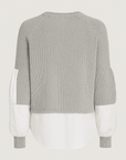 Bianca | Women’s Layered Crop Top – Button Detail Blouse – Chic Comfortable Shirt