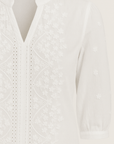 Liana | Women’s Embroidered Cotton Blouse – Elegant Detailing & Lightweight Comfort