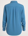 Noa | Women’s Denim-Inspired Shirt – Classic Silhouette with Modern Comfort