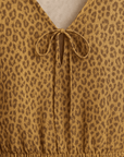 Rosie | Women's Summer Mini Dress – V-Neck with Smocked Waist – Long Sleeve & Relaxed Fit
