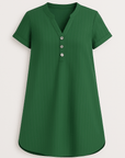 Klara | Women’s Mini Dress - V-Neck - Elegant Style - Casual to Formal