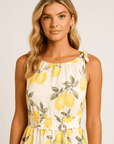 Hannah | Women’s A-Line Maxi Dress - Sleeveless - Breathable Fabric - Ruffle Hem Detail