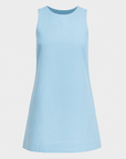 Penelope | Women's Summer Mini Dress – Sleeveless High Neck – Loose Fit with Open Back