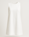 Penelope | Women's Summer Mini Dress – Sleeveless High Neck – Loose Fit with Open Back