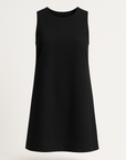 Penelope | Women's Summer Mini Dress – Sleeveless High Neck – Loose Fit with Open Back