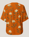Freya | Women’s Floral Button-Up Blouse – Relaxed Fit & Vibrant Elegance