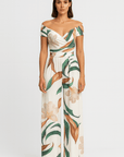 Ingrid | Women's Off-Shoulder Jumpsuit – Wide-Leg Design – Lightweight & Versatile