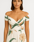 Ingrid | Women's Off-Shoulder Jumpsuit – Wide-Leg Design – Lightweight & Versatile