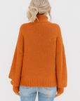 Marigold | Women's High Neck Knit Sweater – Cozy & Elegant Long Sleeve Design
