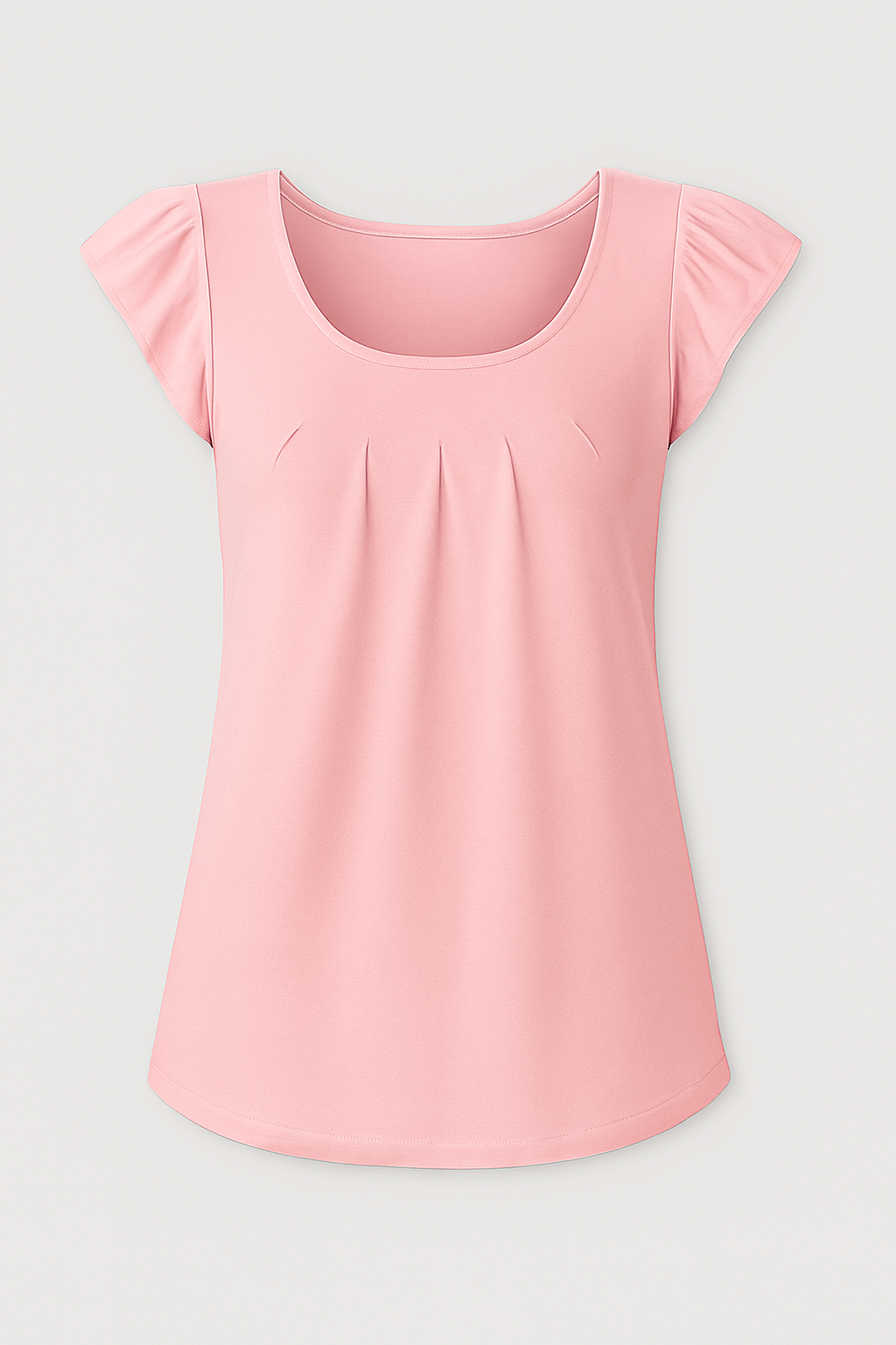 Lily | Women’s Ruffle Shoulder Tank Top - Relaxed Fit - Soft Breathable Fabric - Feminine Detail
