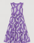 Nora | Women’s Floral Maxi Dress - Sleeveless - Flowing Loose Fit - Ruffle Trim Detail