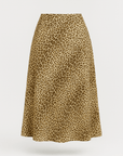 Hailey | Effortless Casual Chic: A Relaxed T-Shirt and Patterned Midi Skirt Combo