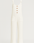 Josephine | Sleeveless Jumpsuit - Button Front - Wide Leg with Pockets