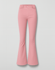 Ivy | High-Waist Flare Pants - Stretch Fabric - Slim Fit Through Thigh - Full Length