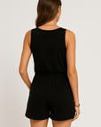 Lorelei | Women's Sleeveless Jumpsuit – Relaxed Fit with Zipper Front & Adjustable Drawstring Waist