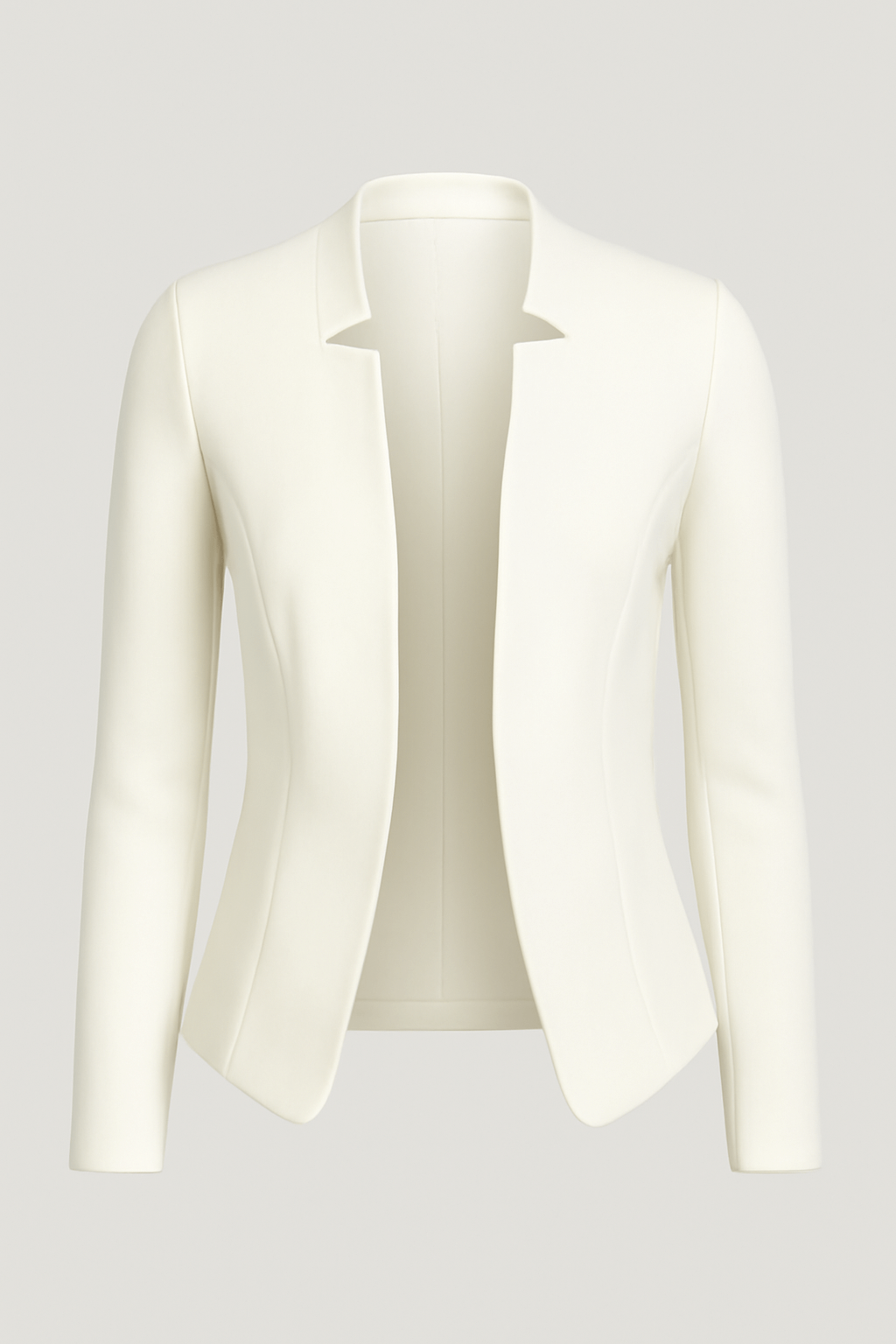 Natalia | Women&#39;s Blazer – Tailored Fit with Padded Shoulders – Open Front Design