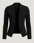 Natalia | Women's Blazer – Tailored Fit with Padded Shoulders – Open Front Design
