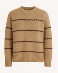 Celina | Women's Striped Knit Sweater – Cozy & Versatile Round Neck Design