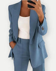 Isadora | Women's Suit – Tailored Blazer and Trouser Set – Classic Design for All-Season Elegance