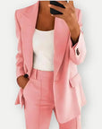 Isadora | Women's Suit – Tailored Blazer and Trouser Set – Classic Design for All-Season Elegance