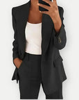Isadora | Women's Suit – Tailored Blazer and Trouser Set – Classic Design for All-Season Elegance