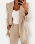 Isadora | Women's Suit – Tailored Blazer and Trouser Set – Classic Design for All-Season Elegance