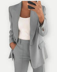 Isadora | Women's Suit – Tailored Blazer and Trouser Set – Classic Design for All-Season Elegance