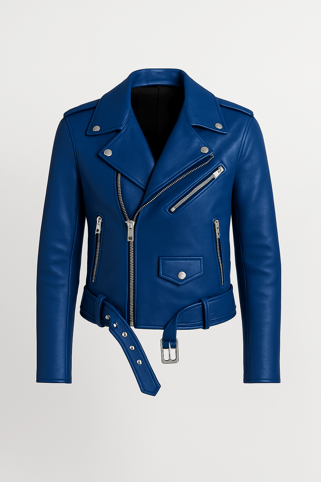 Pauline | Women&#39;s Leather Jacket – Vintage Style with Zipper Closure – Timeless &amp; Versatile