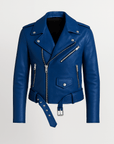 Pauline | Women's Leather Jacket – Vintage Style with Zipper Closure – Timeless & Versatile
