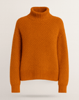 Marigold | Women's High Neck Knit Sweater – Cozy & Elegant Long Sleeve Design