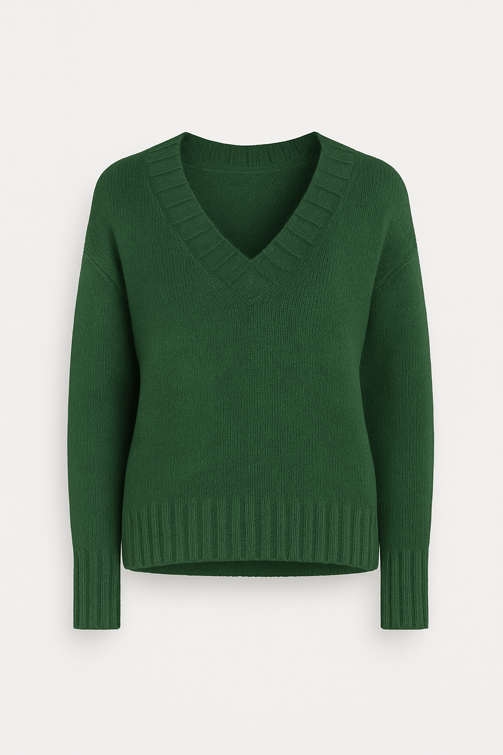 Etta | Women&#39;s Oversized Sweater – Cozy V-Neck Knit for Fall/Winter