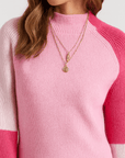 Elara | Knit Sweater - Mock Neck - Balloon Sleeve Design