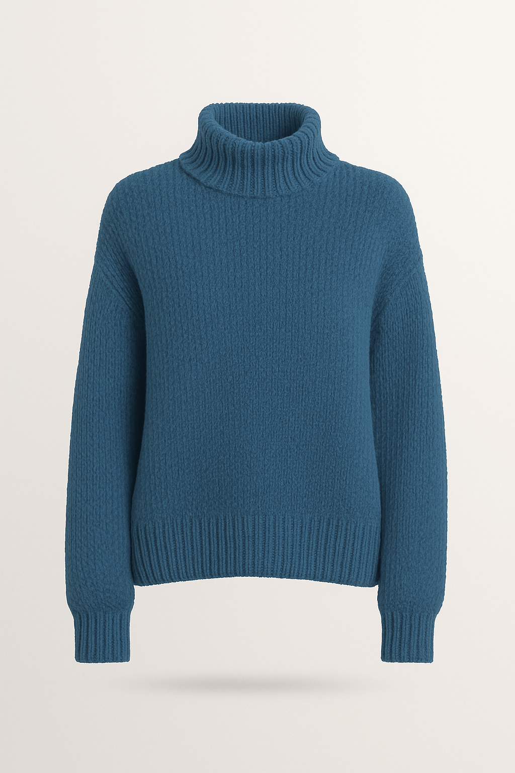 Marigold | Women&#39;s High Neck Knit Sweater – Cozy &amp; Elegant Long Sleeve Design