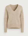 Etta | Women's Oversized Sweater – Cozy V-Neck Knit for Fall/Winter