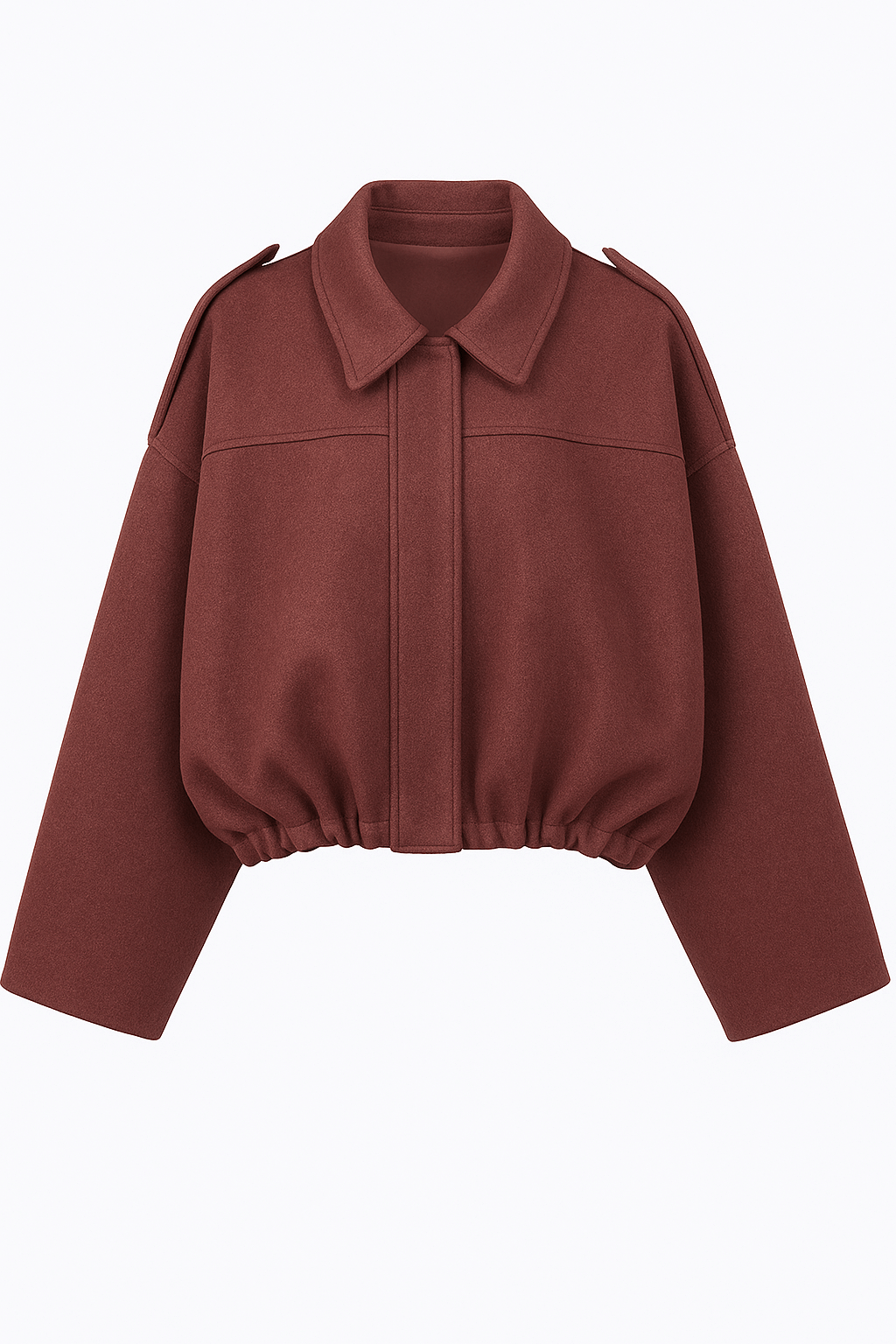 Briony | Women&#39;s Cropped Bomber Jacket – Chic Lapel Collar – Edgy &amp; Stylish