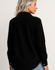 Brianna | Women’s Corduroy Shirt Jacket - Relaxed Fit - Soft Durable Fabric - Chest Pockets