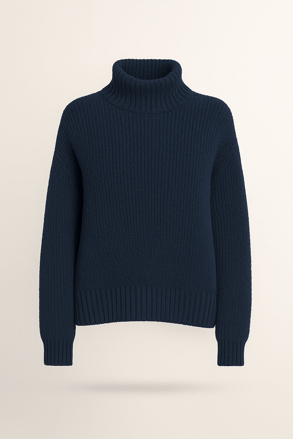 Marigold | Women&#39;s High Neck Knit Sweater – Cozy &amp; Elegant Long Sleeve Design